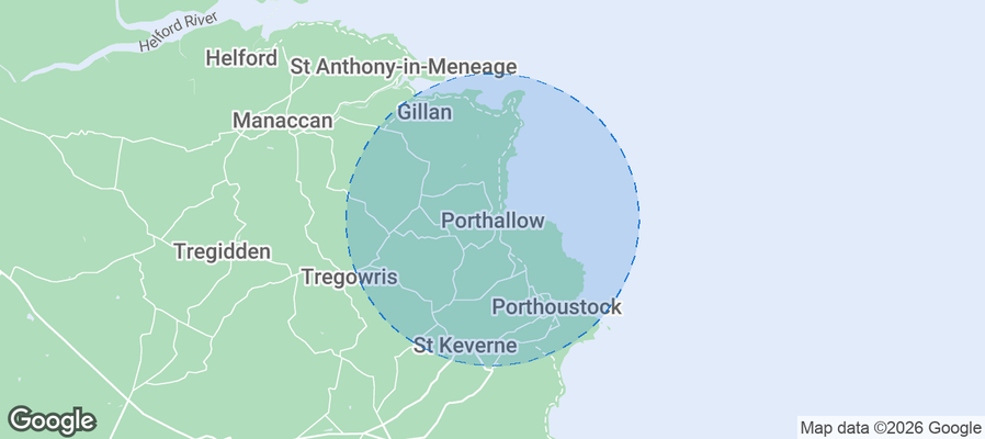 Porthallow Airbnb map